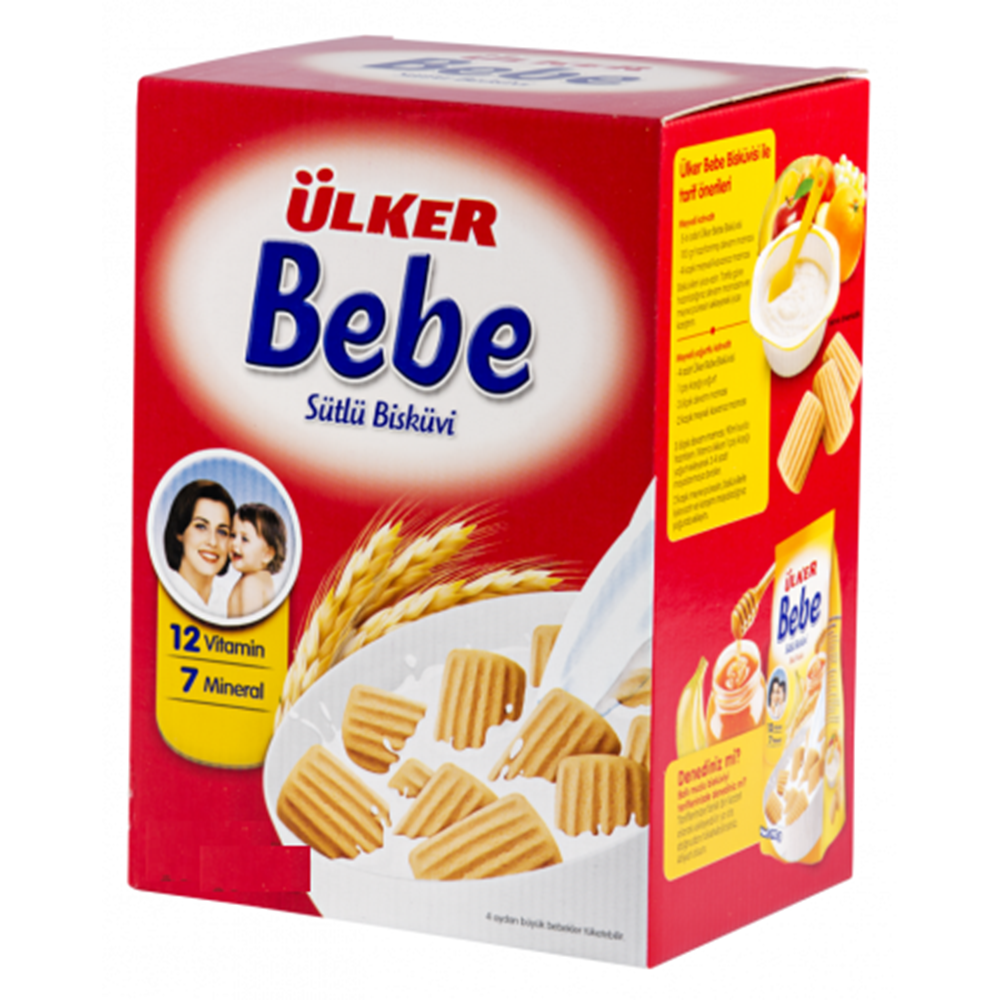 Ülker Bebe Bisküvisi 800Gr 12 Vitaminli Kutu