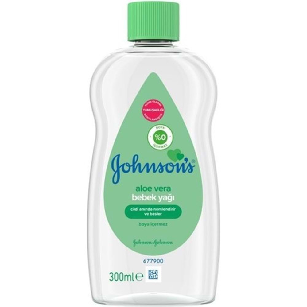 Johnsons Baby Bebek Yağı 300ML Aleo Vera