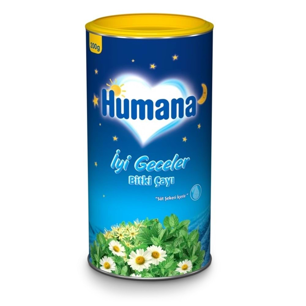 Humana İyi Geceler Çayı 200GR (Melisa Yağı İçeren Karışık Bitki İçecek Tozu)