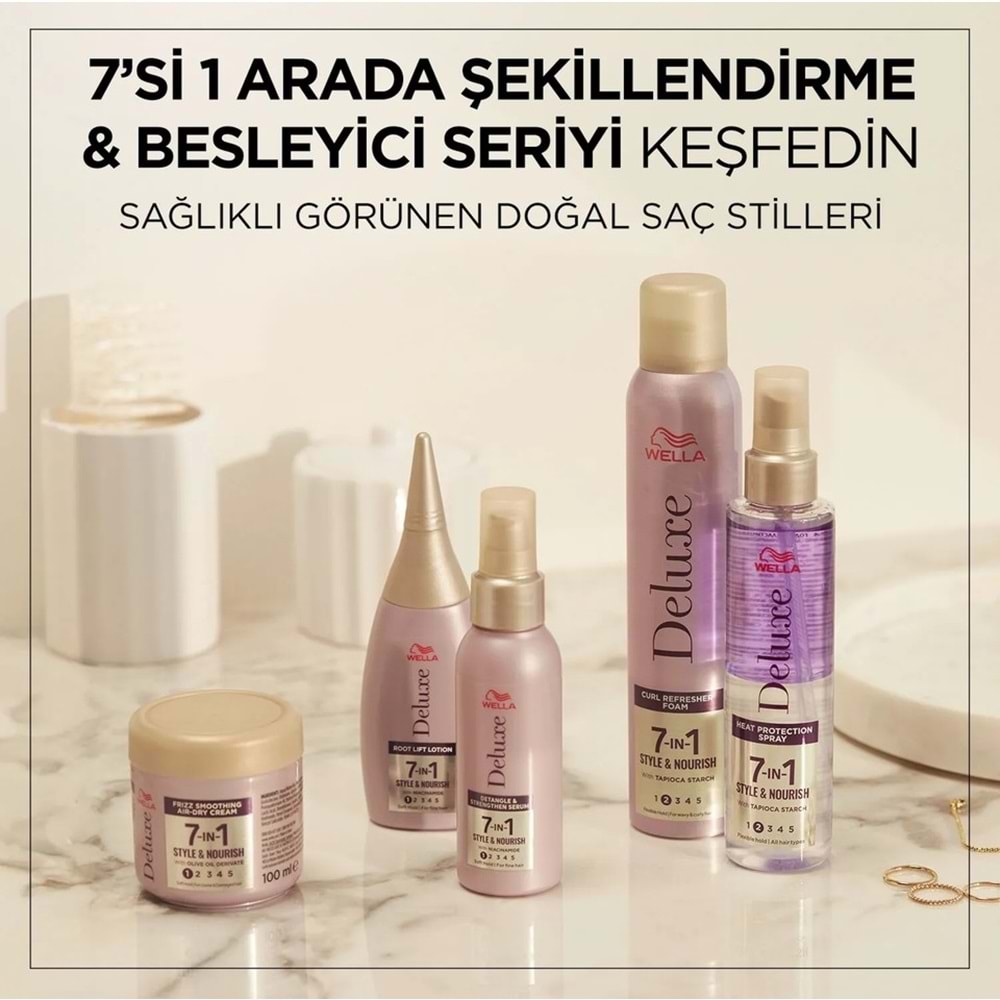 Wella Deluxe Bukle Saç Sprey 150 ML Isıya Karşı Koruma
