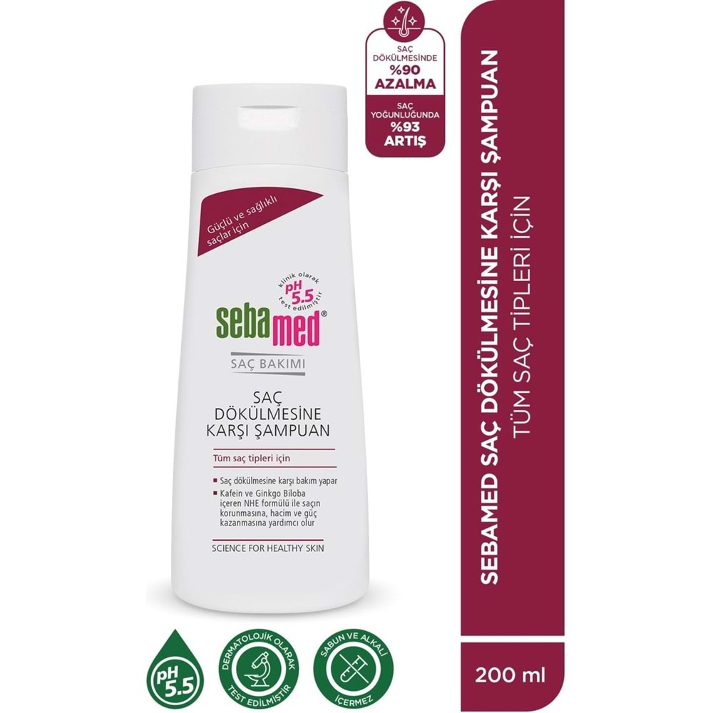 Sebamed Şampuan 200ML Saç Dökülmesine Karşı (Tüm Saç Tipleri için)