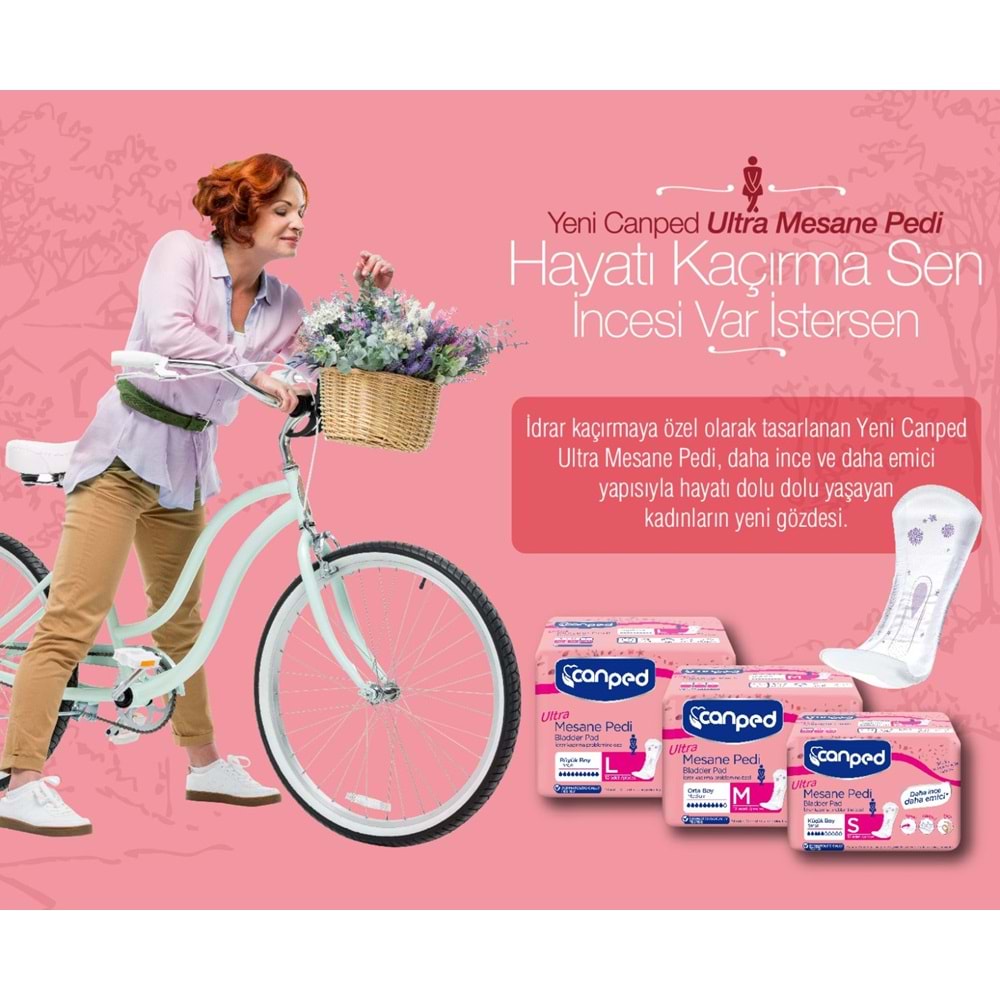 Canped Mesane Pedi Ultra M - Medium - Orta - Normal (İç Adet 12) Tekli Pk