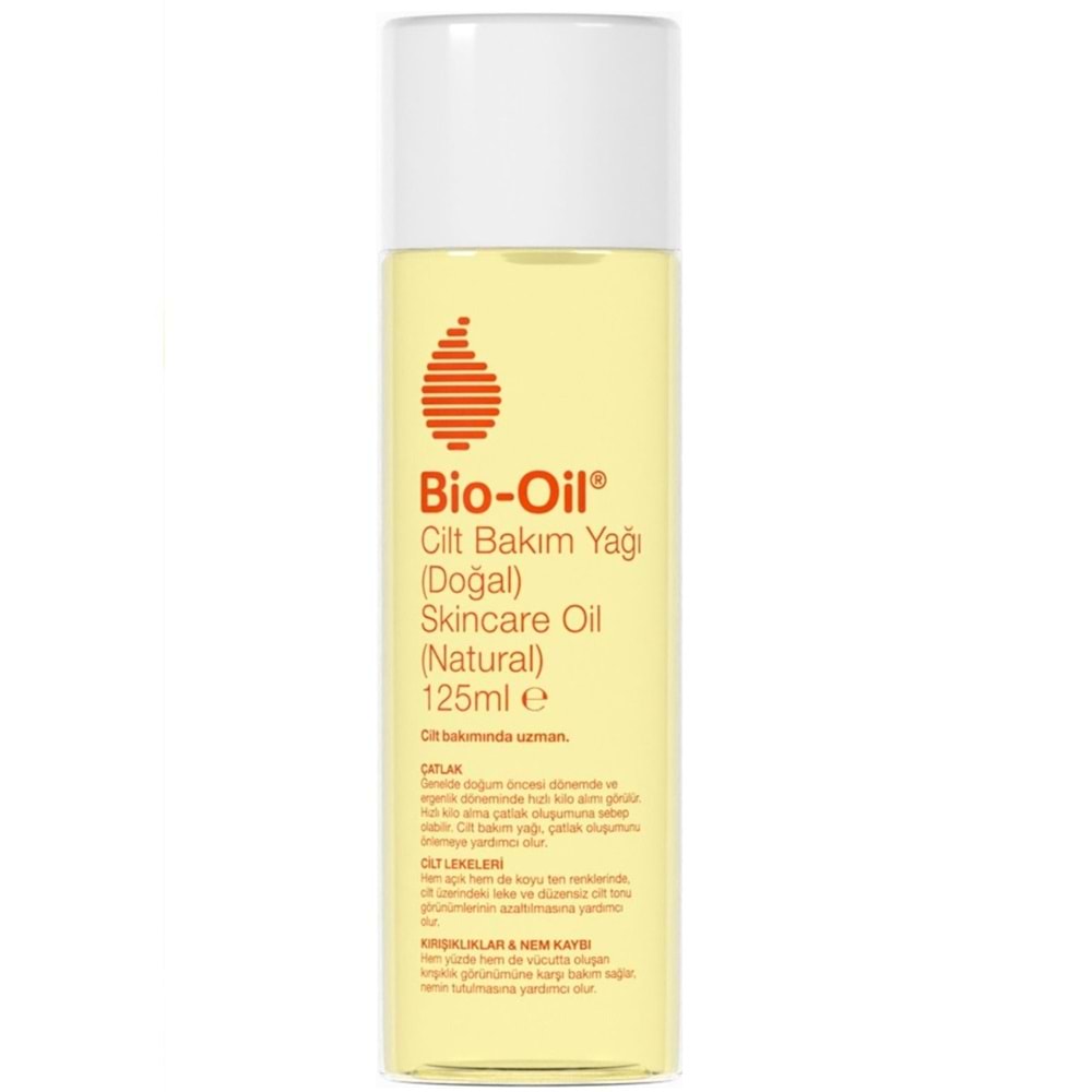 Bio-Oil %100 Natural Çatlak Karşıtı & Leke Karşıtı Nemlendirici Doğal Cilt Bakım Yağı 125ML