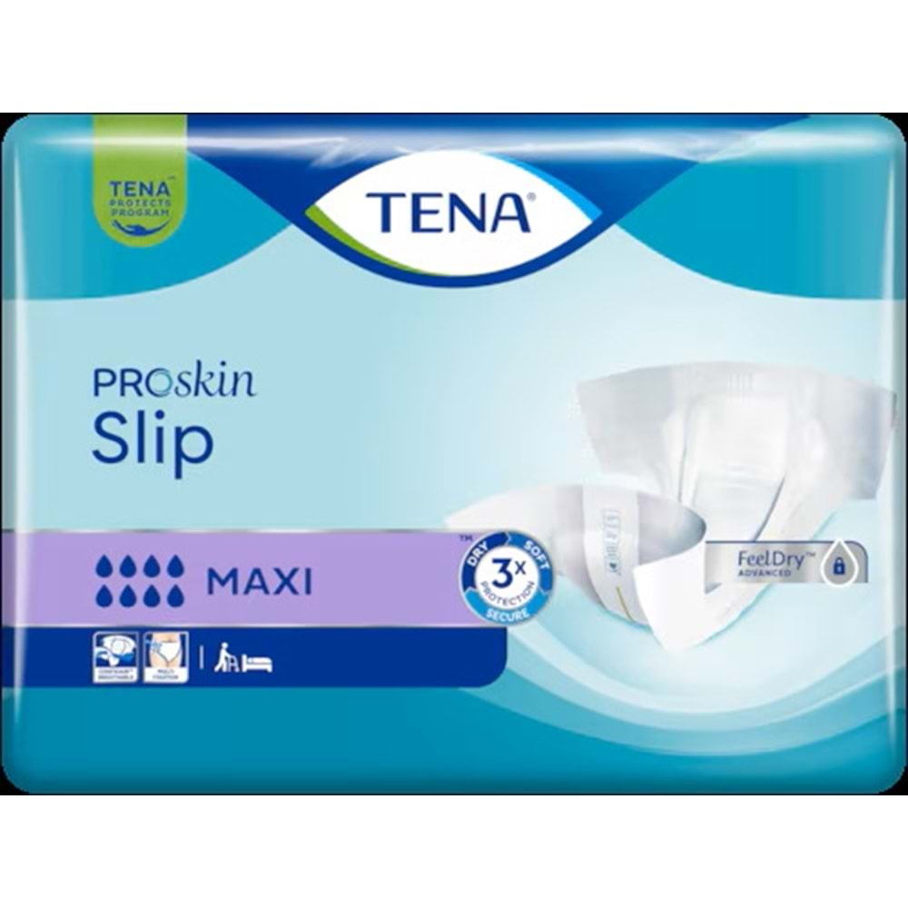 Tena Proskin Slip Maxi Bel Bantlı Yetişkin Bezi M - Orta - Medium 24 Adet