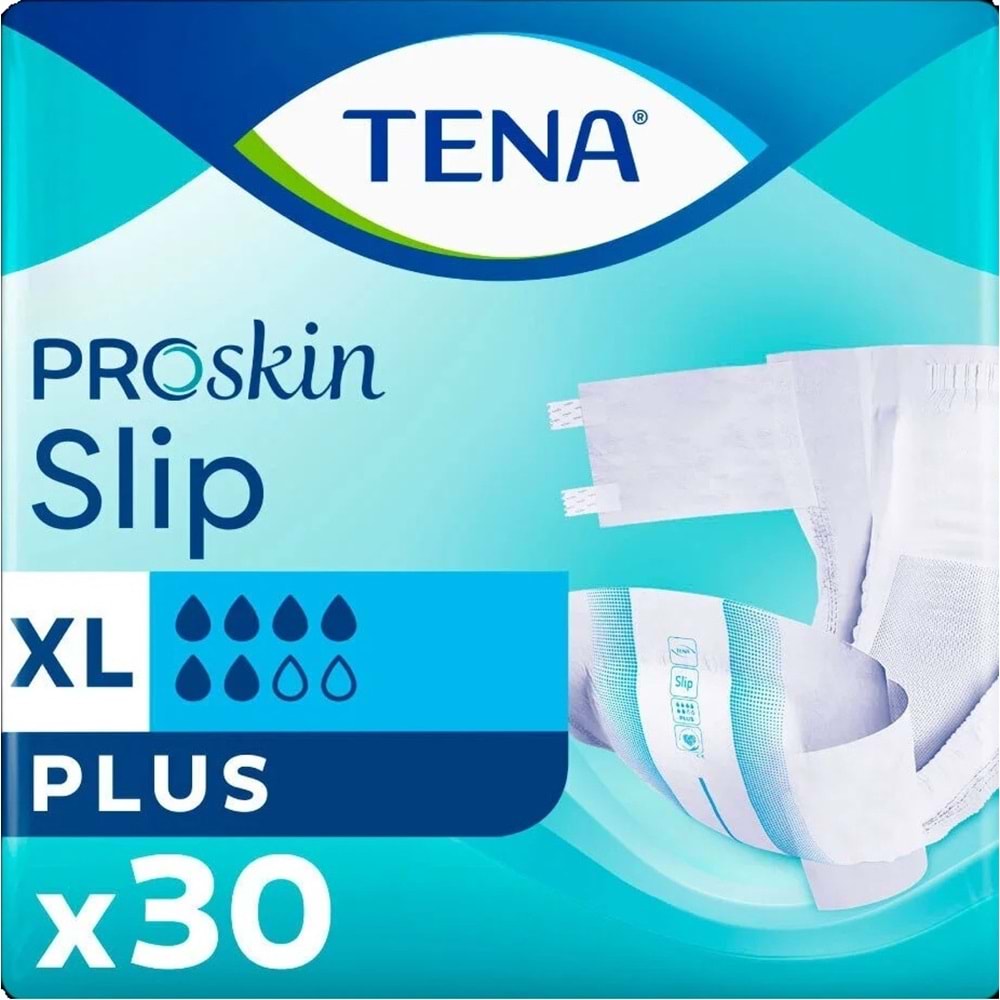 Tena Proskin Slip Plus Bel Bantlı Yetişkin Bezi XL - Ekstra Büyük - Extra Large 30 Adet