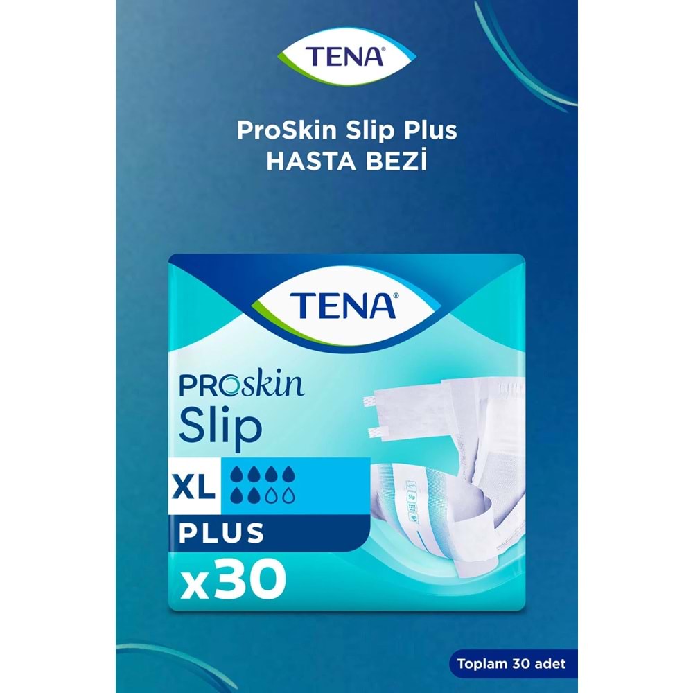 Tena Proskin Slip Plus Bel Bantlı Yetişkin Bezi XL - Ekstra Büyük - Extra Large 30 Adet