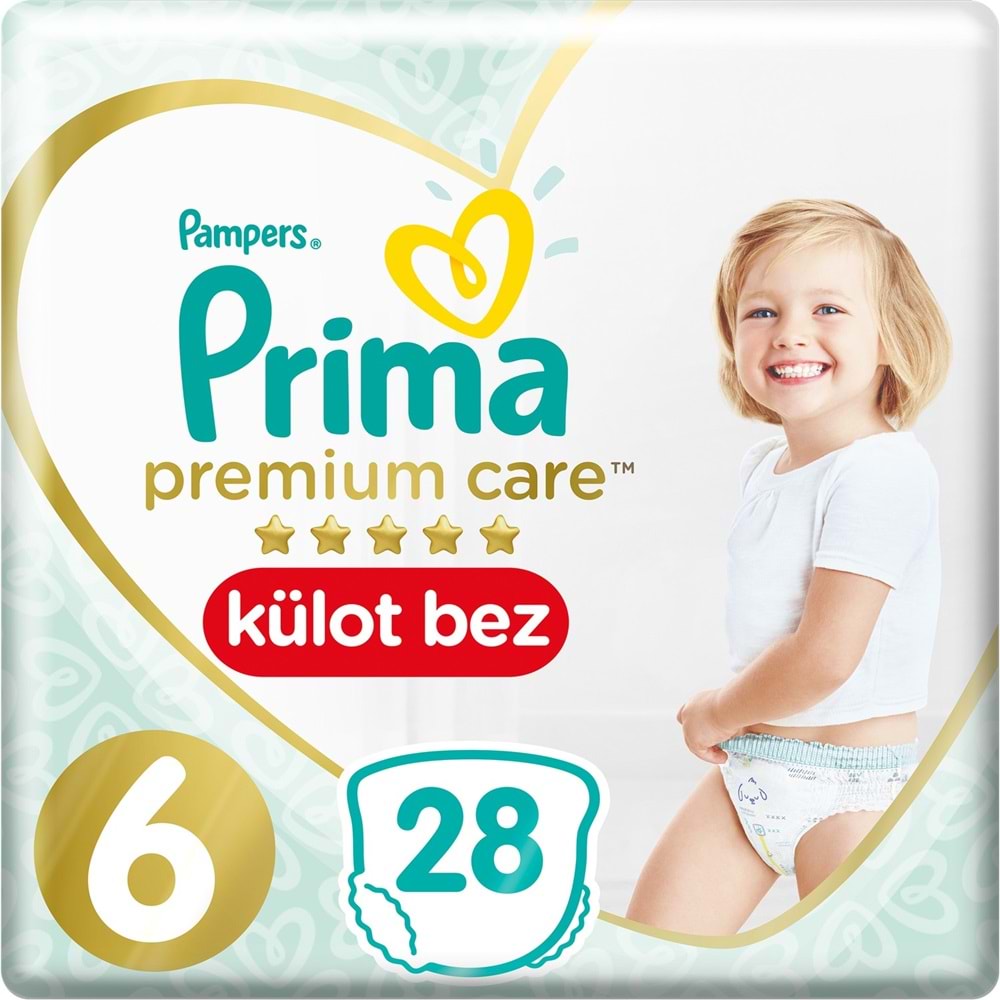 Prima Premium Care Külot Bebek Bezi 6 Beden 15+ Extra Large 28 Adet Ekonomik Pk