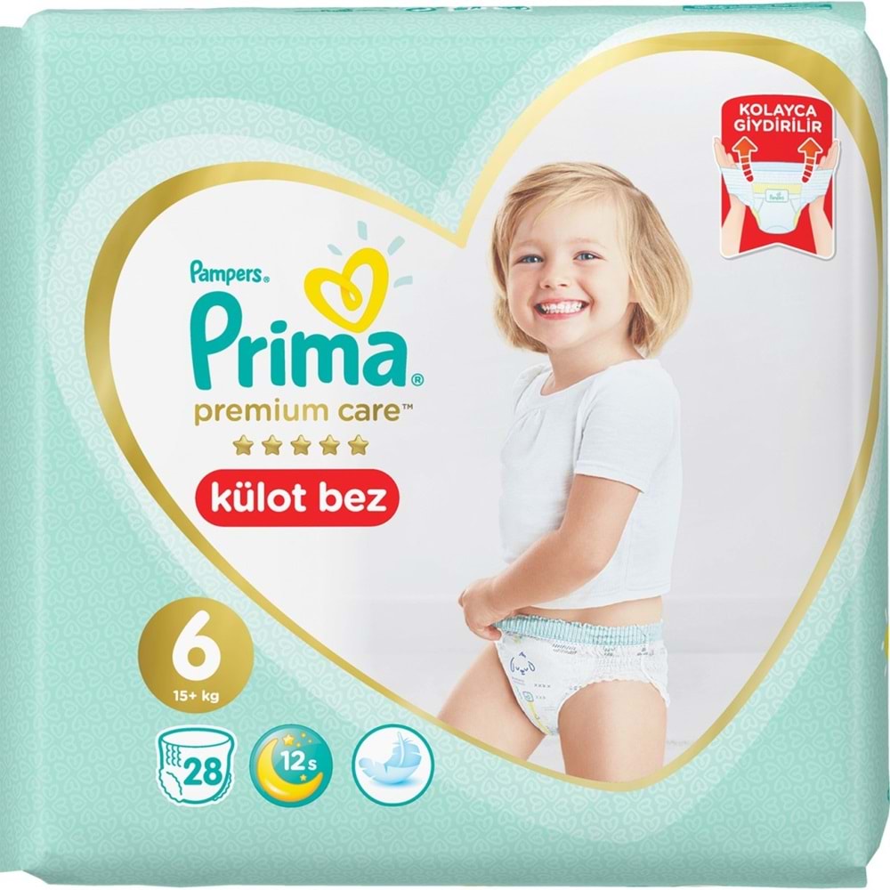 Prima Premium Care Külot Bebek Bezi 6 Beden 15+ Extra Large 28 Adet Ekonomik Pk