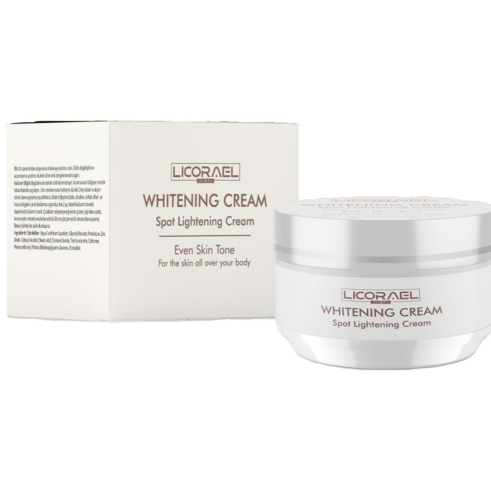 Licorael Dubai Whıtenıng Cream Leke Karşıtı Beyazlatıcı Krem 50ML