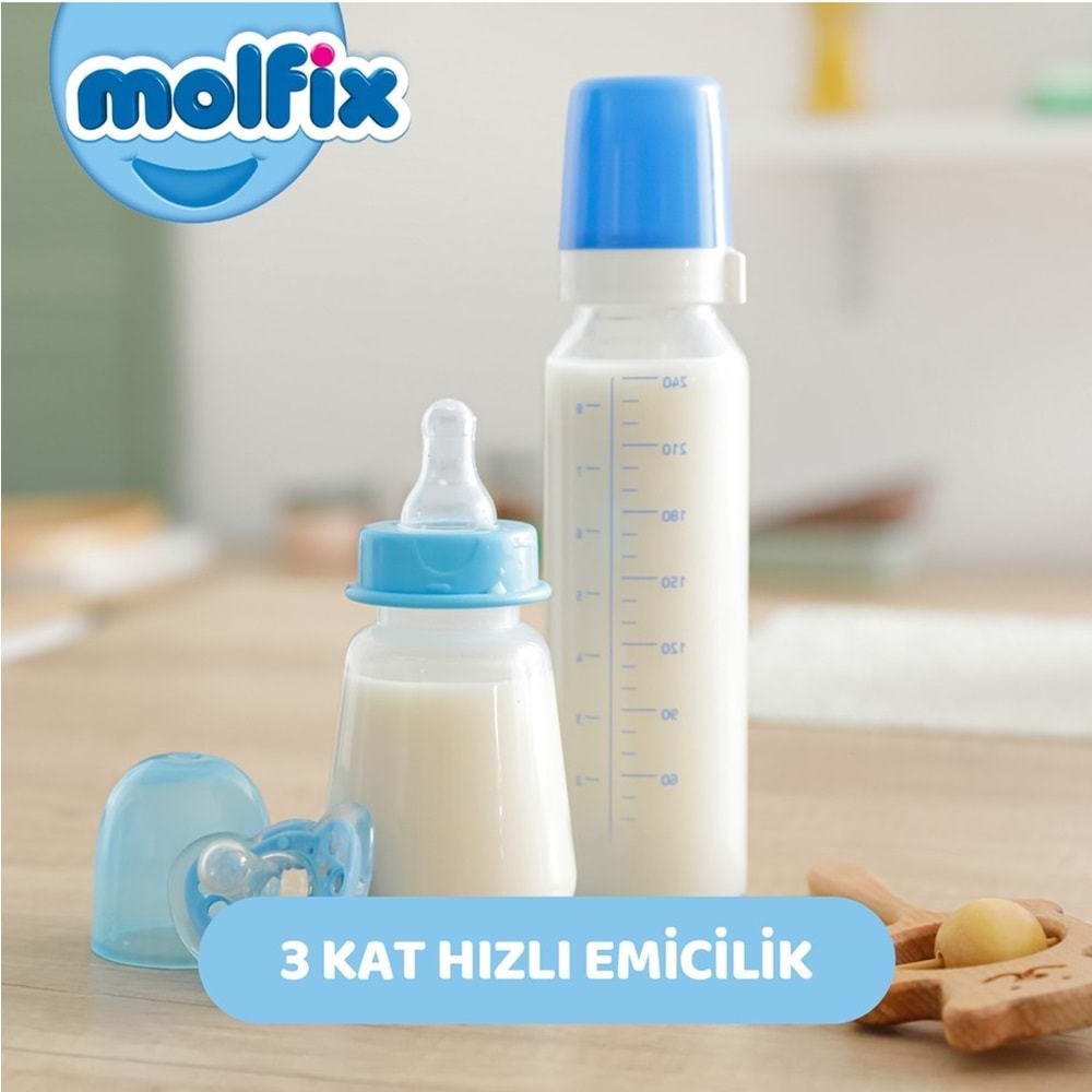 Molfix Bebek Bezi 3 Beden 4-9 KG Midi 140 Adet Pk Mega Pk