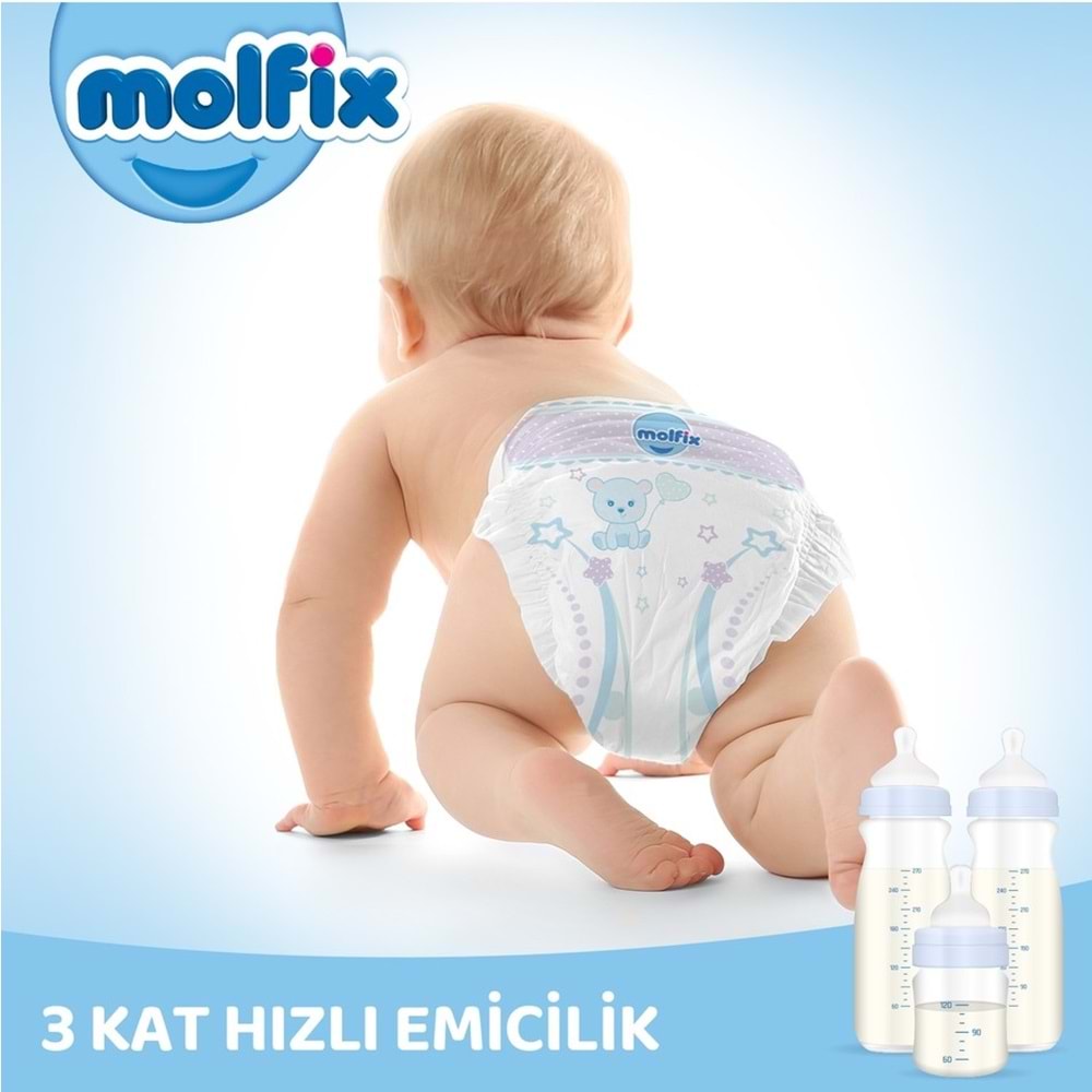 Molfix Bebek Bezi 7 Beden 20-30 KG XX Large 30 Adet Fırsat Pk