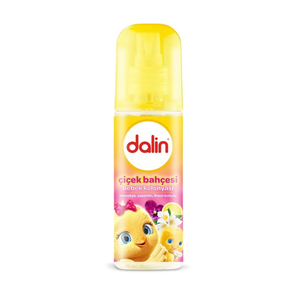 Dalin Bebek Kolonyası 150ML Çiçek Bahçesi (Menekşe-Yasemin-Limon Kokulu)