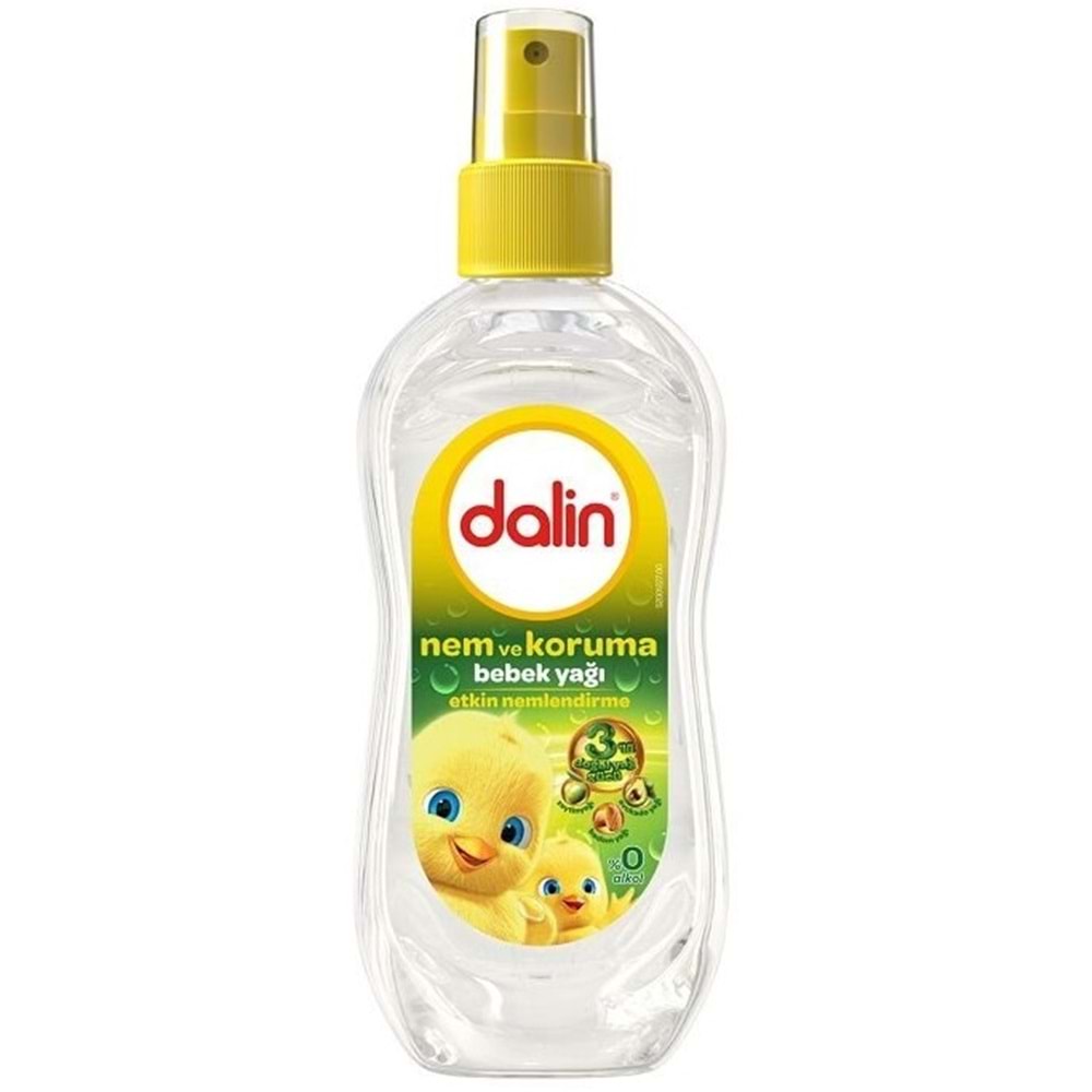 Dalin Bebek Yağı 200ML Sprey Nem ve Koruma