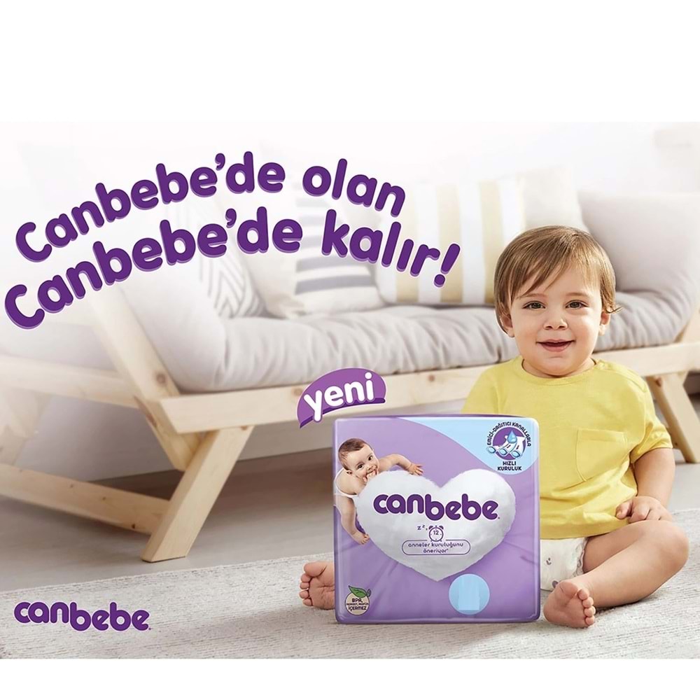 Canbebe Bebek Bezi 1 Beden 2-5 KG Yeni Doğan 28 Adet Mini Pk