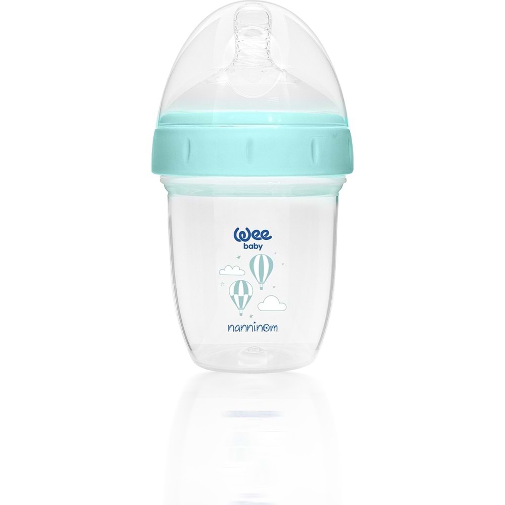 Wee Baby Nanninom Antikolik Geniş Ağızlı Biberon 150 ML (0-6 Ay)