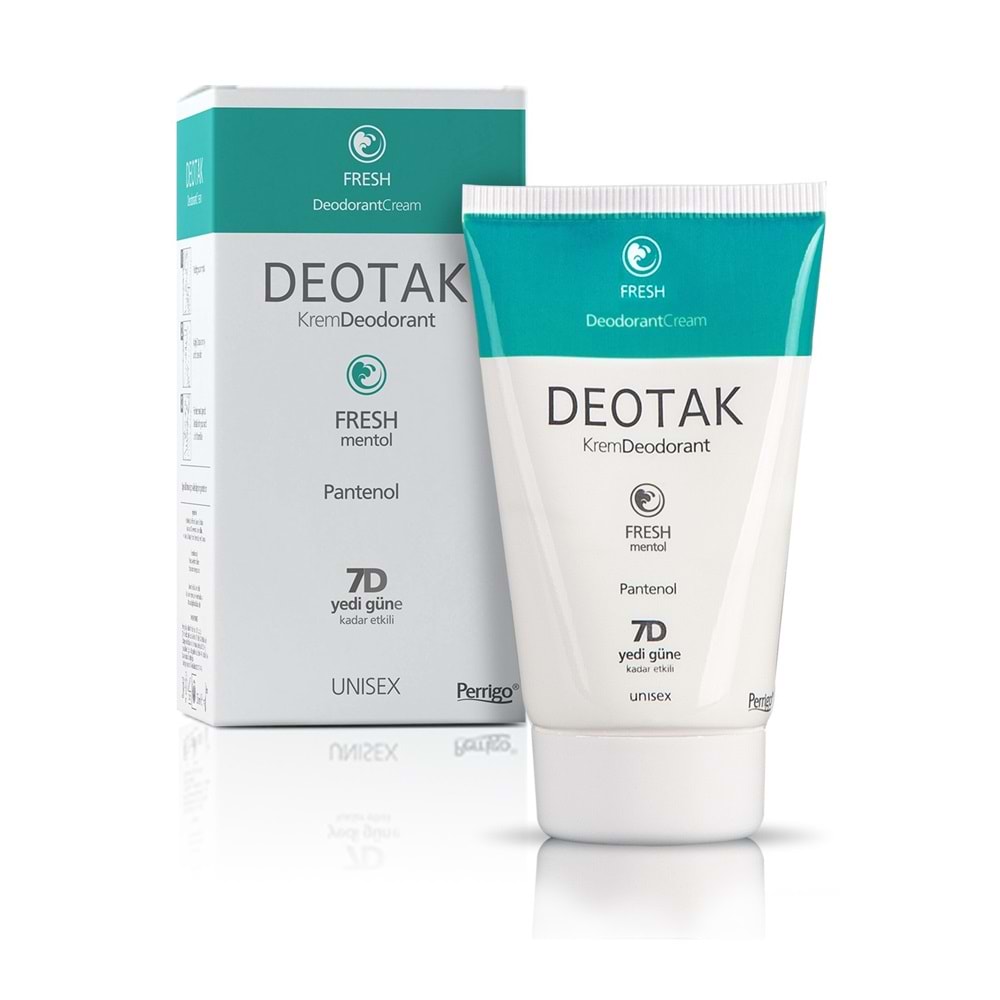 Deotak Krem Deodorant Unisex 35ML Fresh (Mentol)