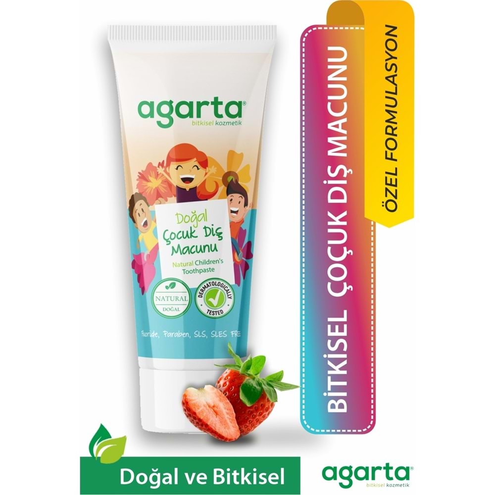 Agarta Doğal Diş Macunu 75ML Çocuk (4 Lü Set)
