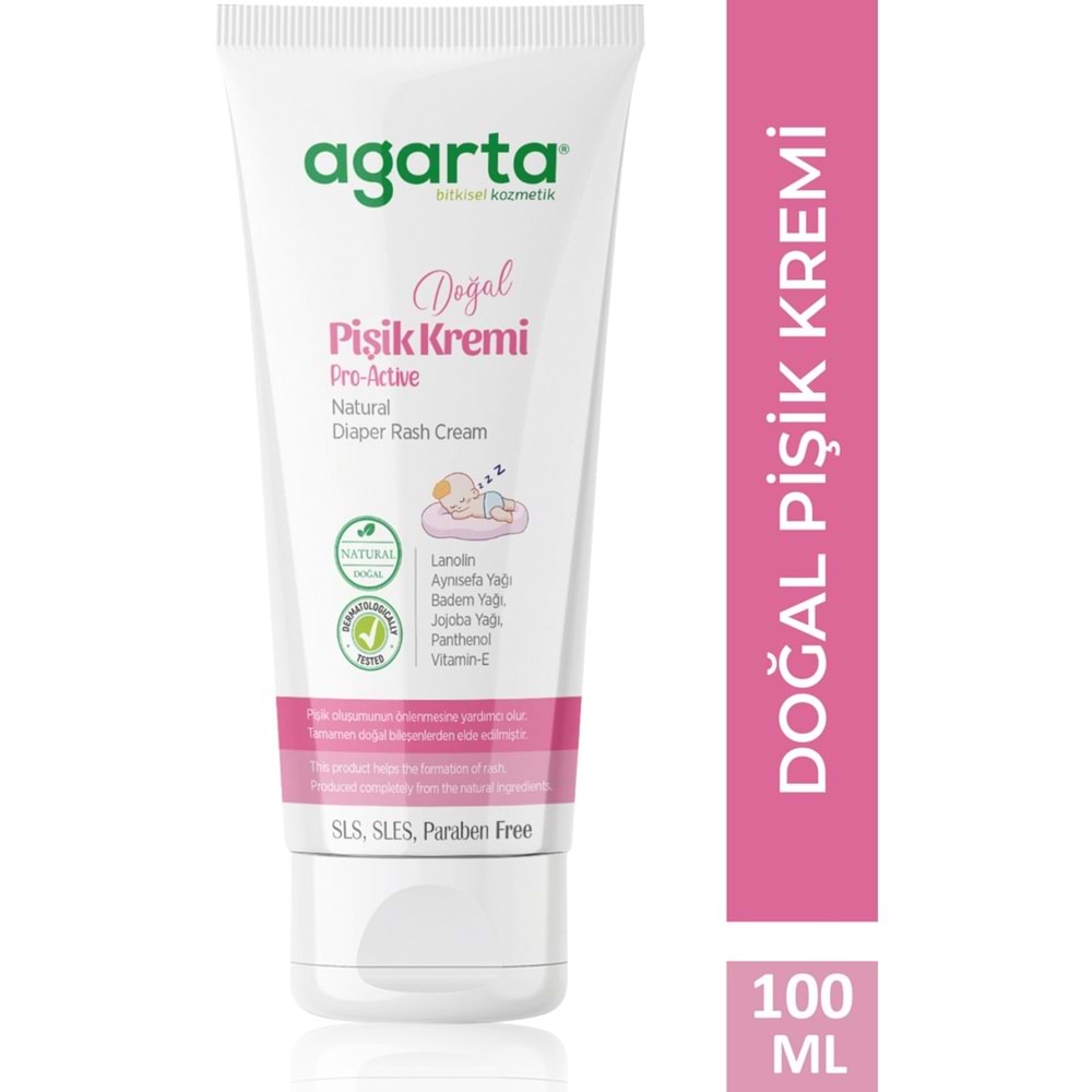Agarta Doğal Pişik Kremi 100ML (5 Li Set)
