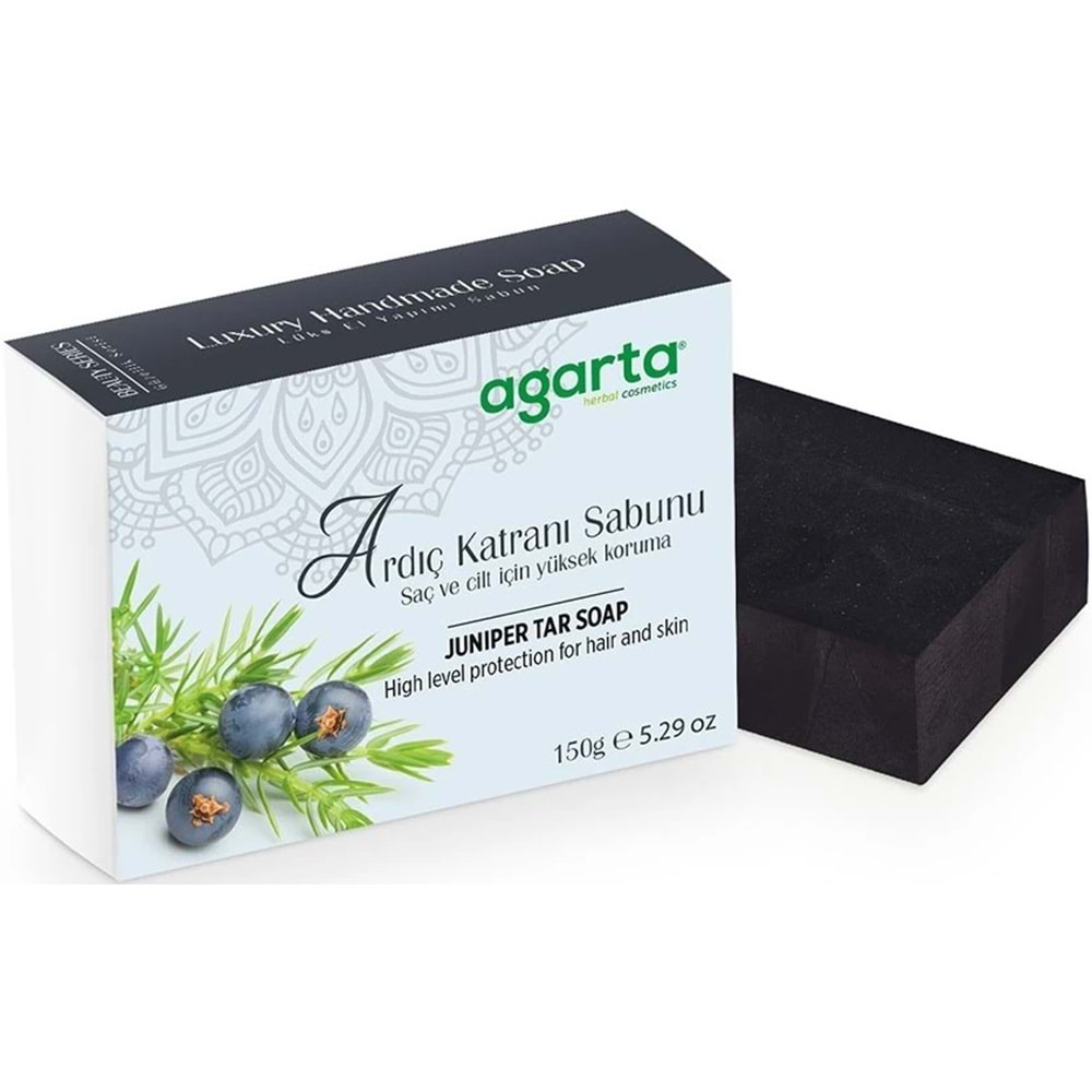Agarta El Yapımı Doğal Sabun 150GR Ardıç Katranı (6 Lı Set)