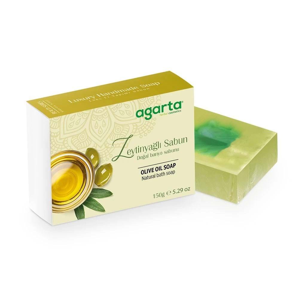 Agarta El Yapımı Doğal Sabun 150GR Zeytinyağlı (5 Li Set)