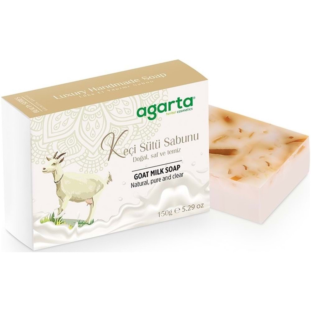 Agarta El Yapımı Doğal Sabun 150GR Keçi Sütü (9 Lu Set)