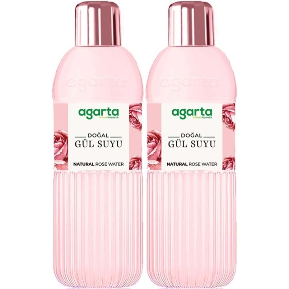 Agarta Doğal Gül Suyu 400ML (2 Li Set)