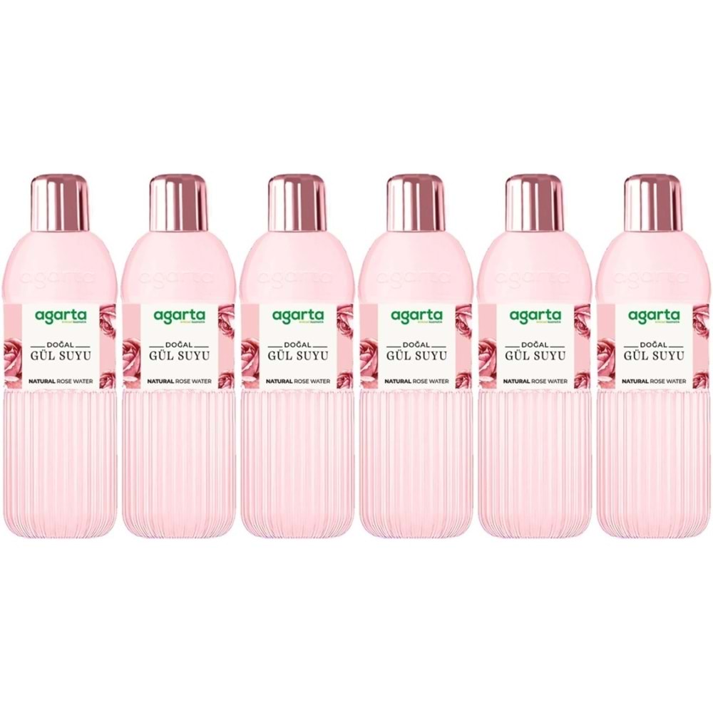 Agarta Doğal Gül Suyu 400ML (6 Lı Set)