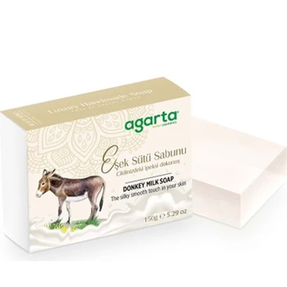 Agarta El Yapımı Doğal Sabun 150GR Eşek Sütü (4 Lü Set)