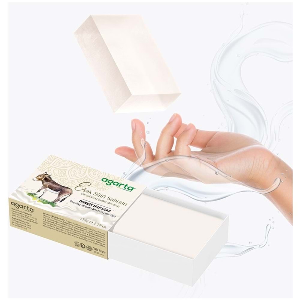 Agarta El Yapımı Doğal Sabun 150GR Eşek Sütü (12 Li Set)