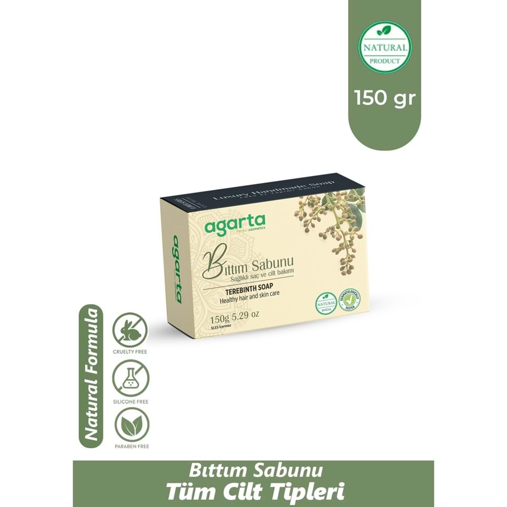 Agarta El Yapımı Doğal Sabun 150GR Bıttım (3 Lü Set)