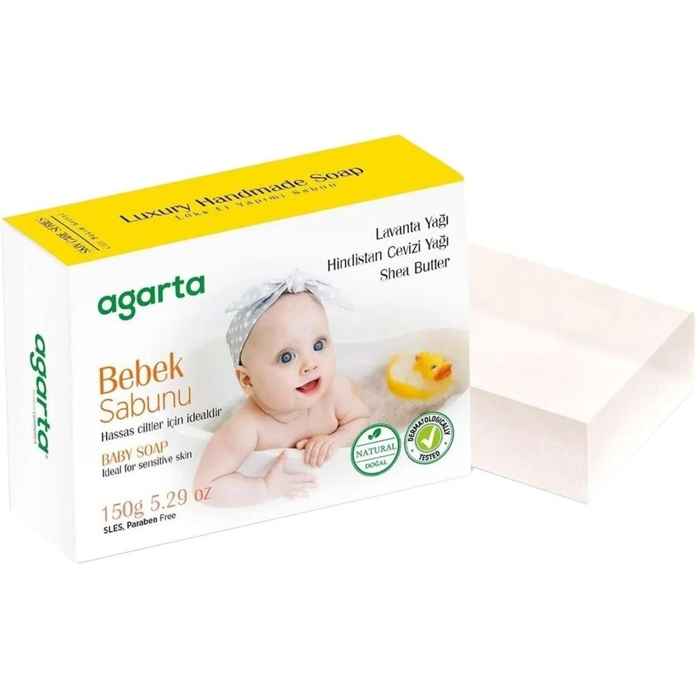 Agarta El Yapımı Doğal Sabun 150GR Bebek (12 Li Set)