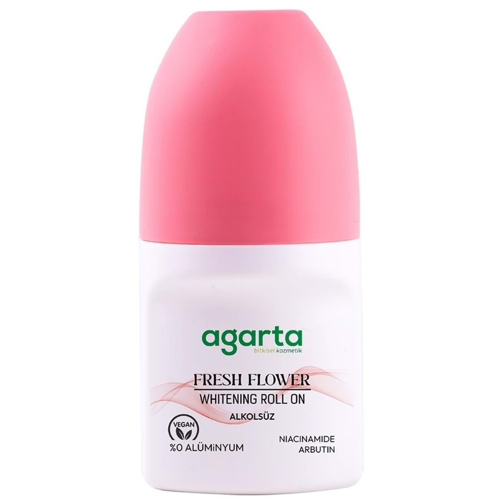 Agarta Roll-On Kadın 50 ML Fresh Flower Sensatıon (24 Saat Etkili Ter Kokusu Önleyici) (4 Lü Set)