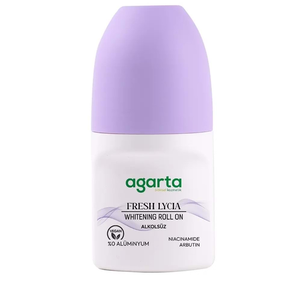 Agarta Roll-On Kadın 50 ML Fresh Lycıa Sensatıon (24 Saat Etkili Ter Kokusu Önleyici) (6 Lı Set)