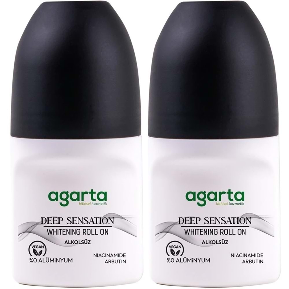 Agarta Roll-On Erkek 50 ML Patchoulı Deep Sensatıon (24 Saat Etkili Ter Kokusu Önleyici) (2 Li Set)