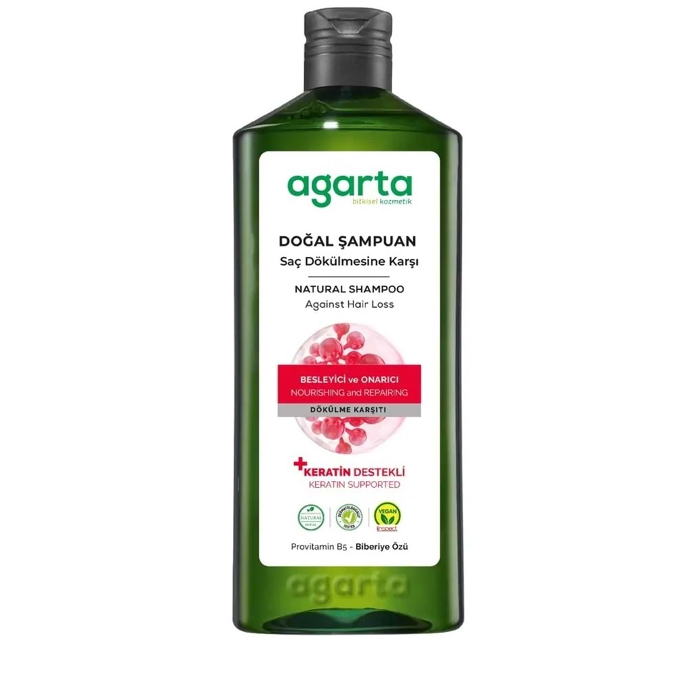 Agarta Doğal Şampuan 400 ML Kepek Karşıtı - Ardıç Katranı,Keratin - Saç Dökülmesine (6 Lı Karma Set)