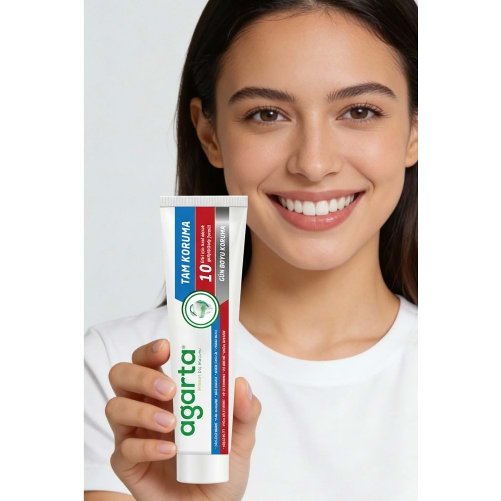 Agarta Doğal Tam koruma Diş Macunu 75 ML Gün Boyu Koruma & Onarım - Koruma 90 ML (Karma 2 Li Set)