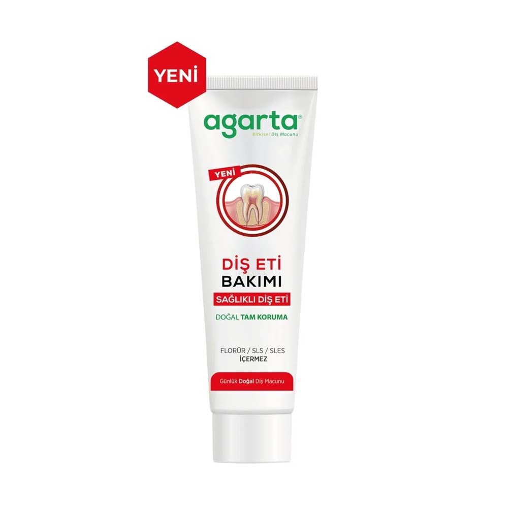 Agarta Doğal Tam koruma Diş Macunu 90 ML Diş Eti Bakımı & Hassasiyet -Ferahlık 90 ML (Karma 2Li Set)