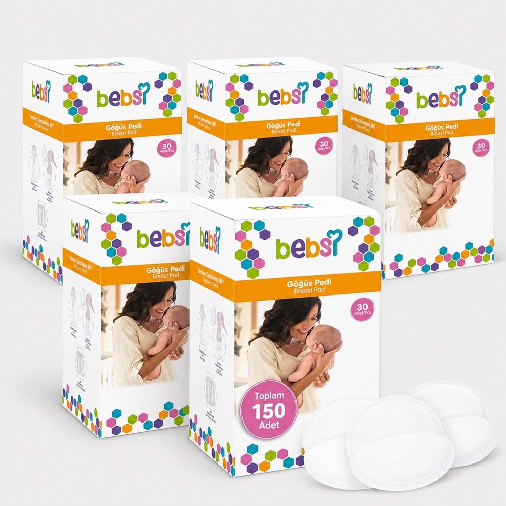 Bebsi Göğüs Pedi (30 Lu) Ekonomik Pk 150 Adet (5PK*30)