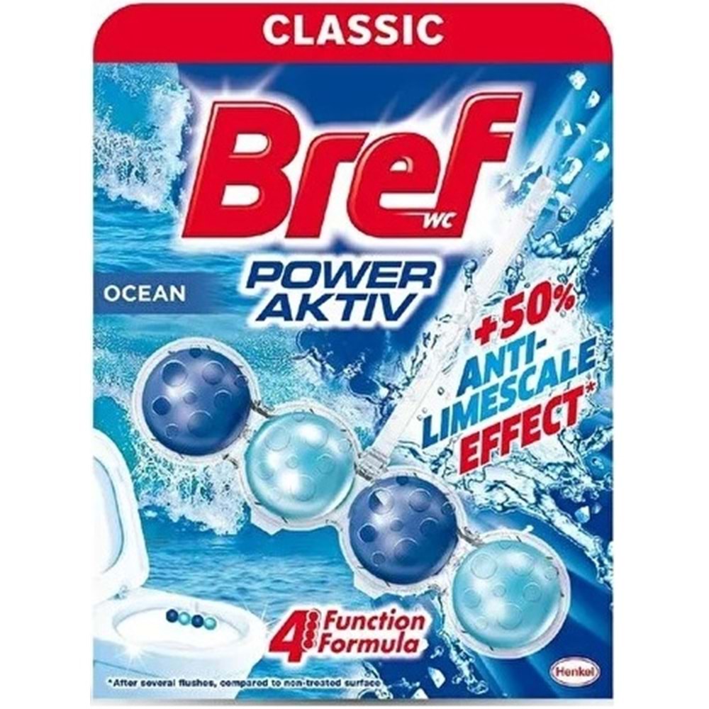 Bref Power Aktiv Klozet Bloğu Okyanus Kokulu (6 Lı Set) (6PK*1)