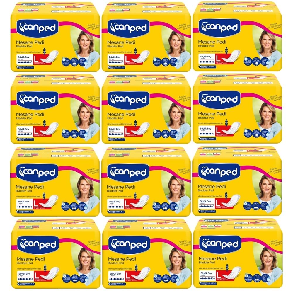 Canped Mesane Pedi Klasik L - Large - Büyük Boy 120 Adet