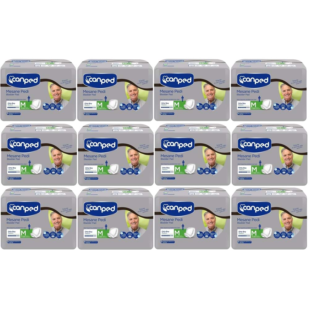 Canped Mesane Pedi Klasik Erkek M - Orta 144 Adet (12PK*12)