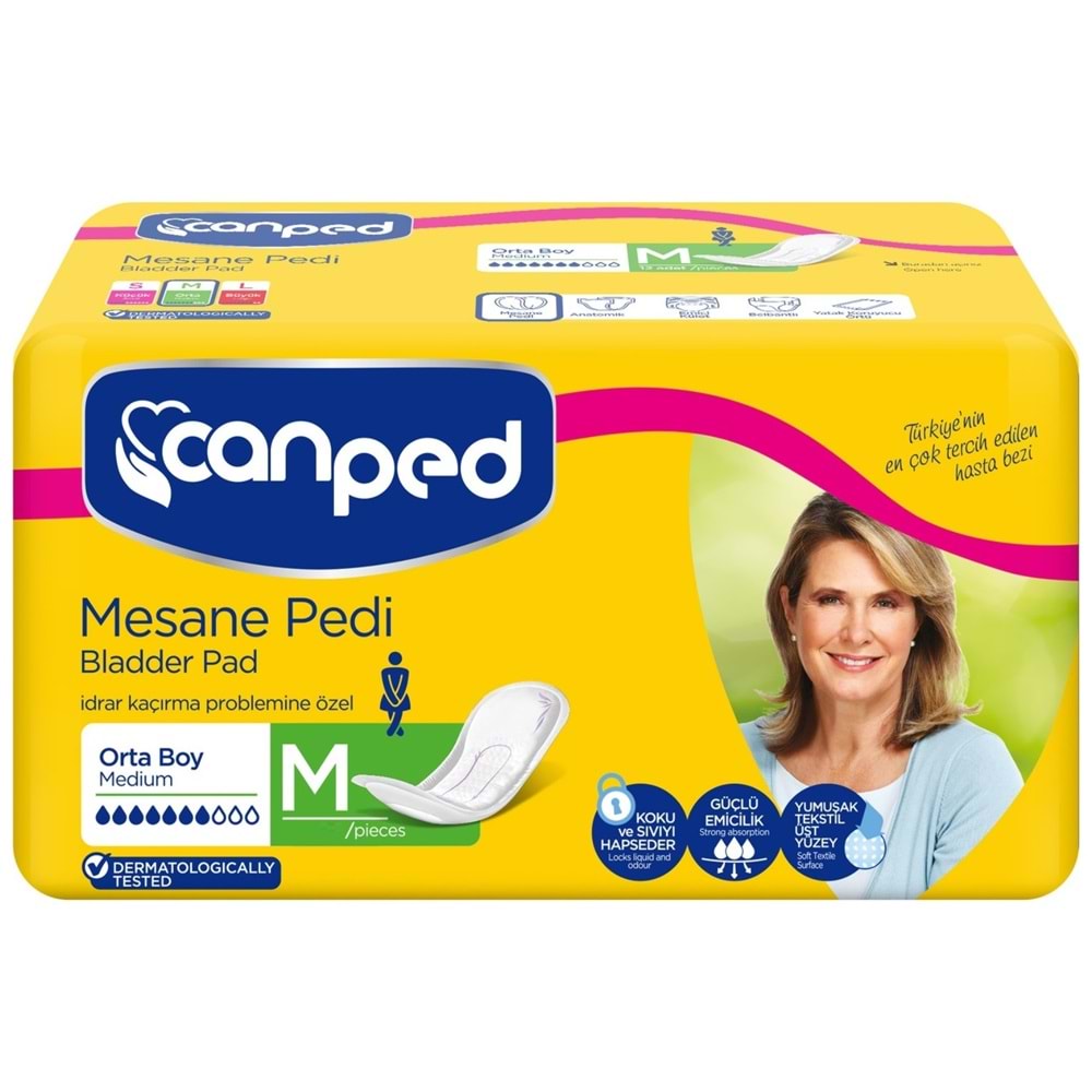 Canped Mesane Pedi Klasik M - Orta - Medium Boy 180 Adet