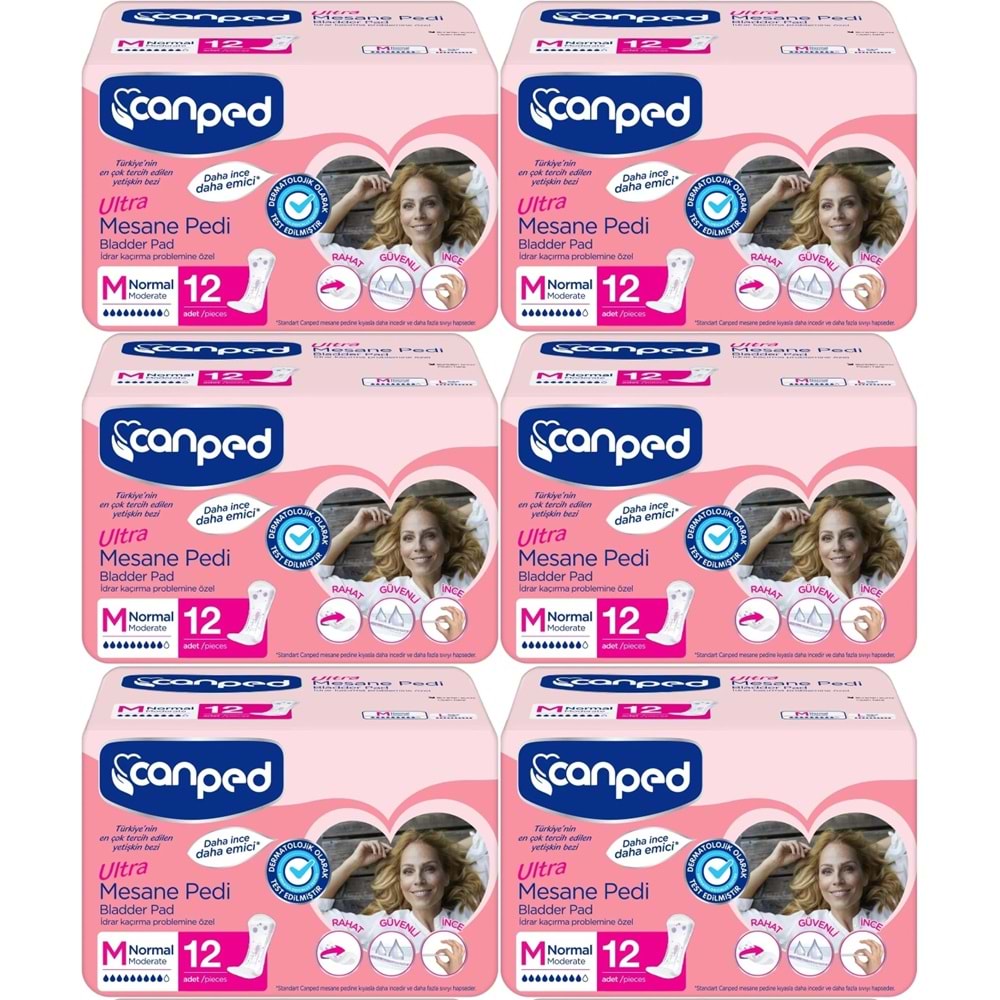 Canped Mesane Pedi Ultra M - Medium - Orta 72 Adet (6PK*12)