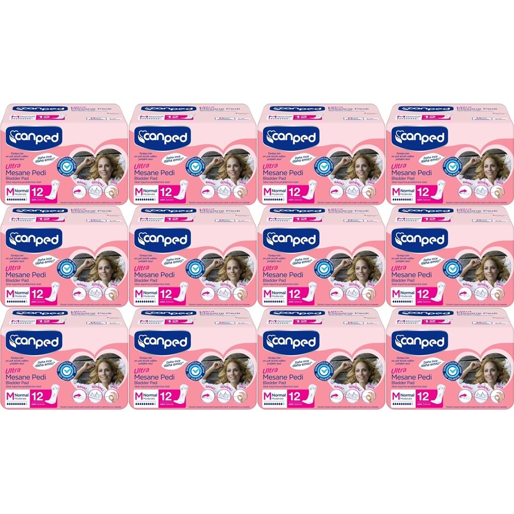 Canped Mesane Pedi Ultra M - Medium - Orta 144 Adet (12PK*12)