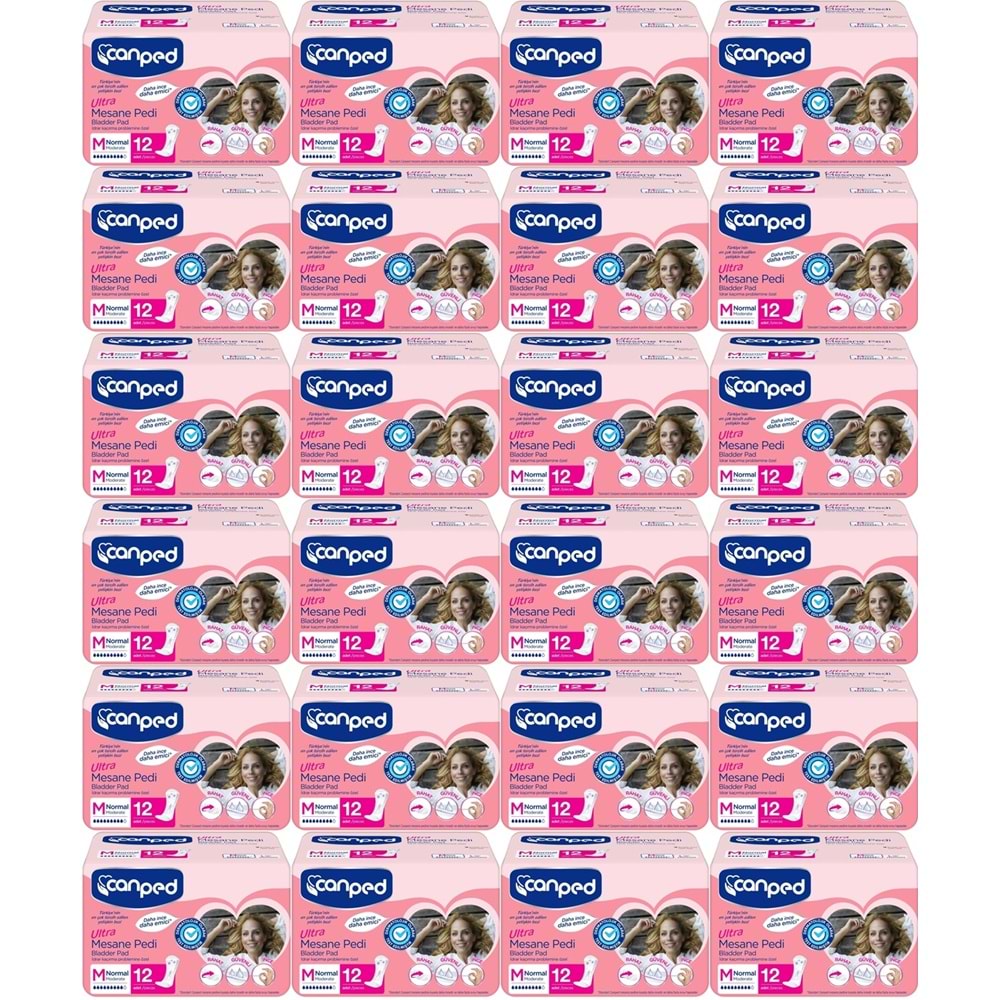 Canped Mesane Pedi Ultra M - Medium - Orta 288 Adet (24PK*12)