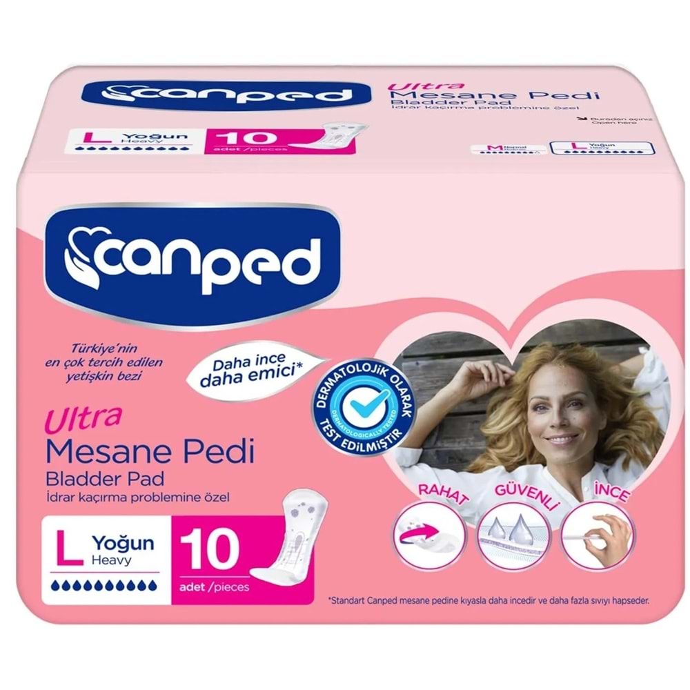 Canped Mesane Pedi Ultra L - Large - Büyük - Yoğun 40 Adet (4PK*10)