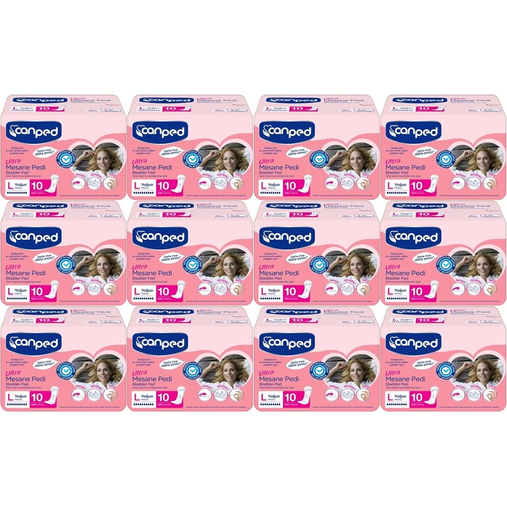 Canped Mesane Pedi Ultra L - Large - Büyük - Yoğun 120 Adet (12PK*10)
