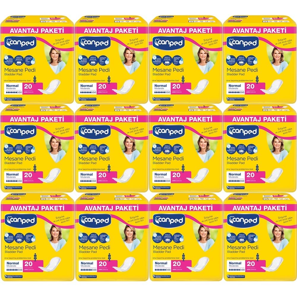 Canped Mesane Pedi Avantaj Pk Klasik M-Orta Boy Normal 240 Adet