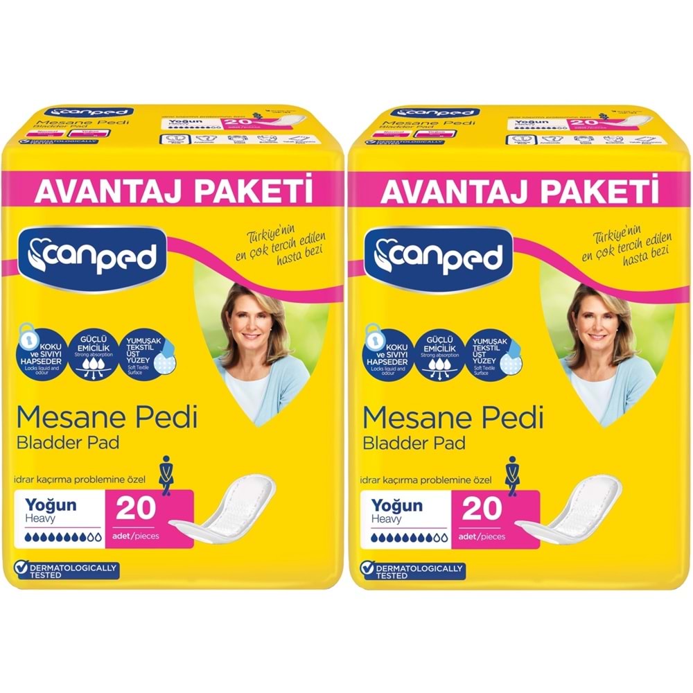 Canped Mesane Pedi Avantaj Pk Klasik L-Büyük Boy Yoğun 40 Adet