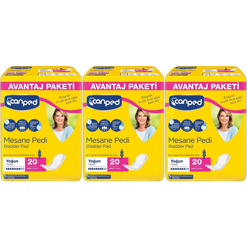 Canped Mesane Pedi Avantaj Pk Klasik L-Büyük Boy Yoğun 60 Adet